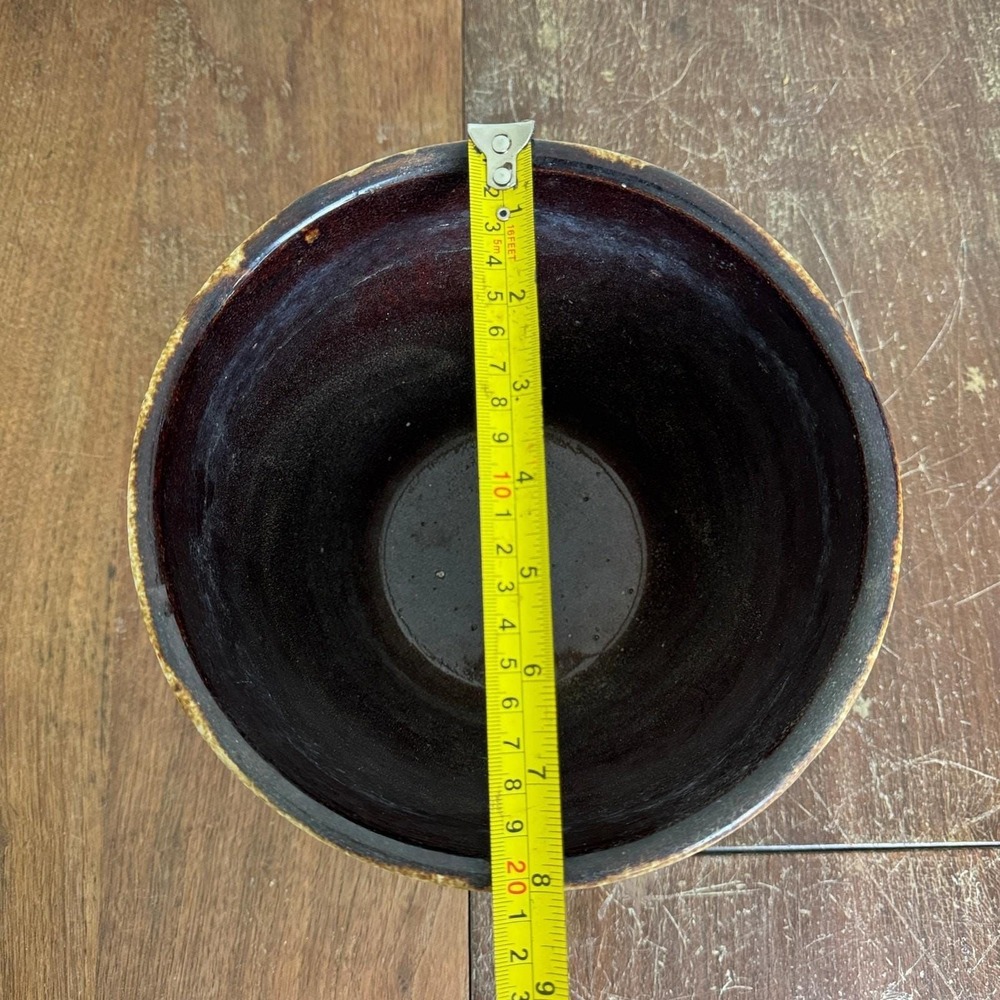 Robinson Ransbottom Co Sun & Moon Green Brown Roseville Drip Plant Flower Pot - Picture 9 of 9